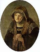 Rembrandt, Portrat der Mutter Rembrandts, Oval